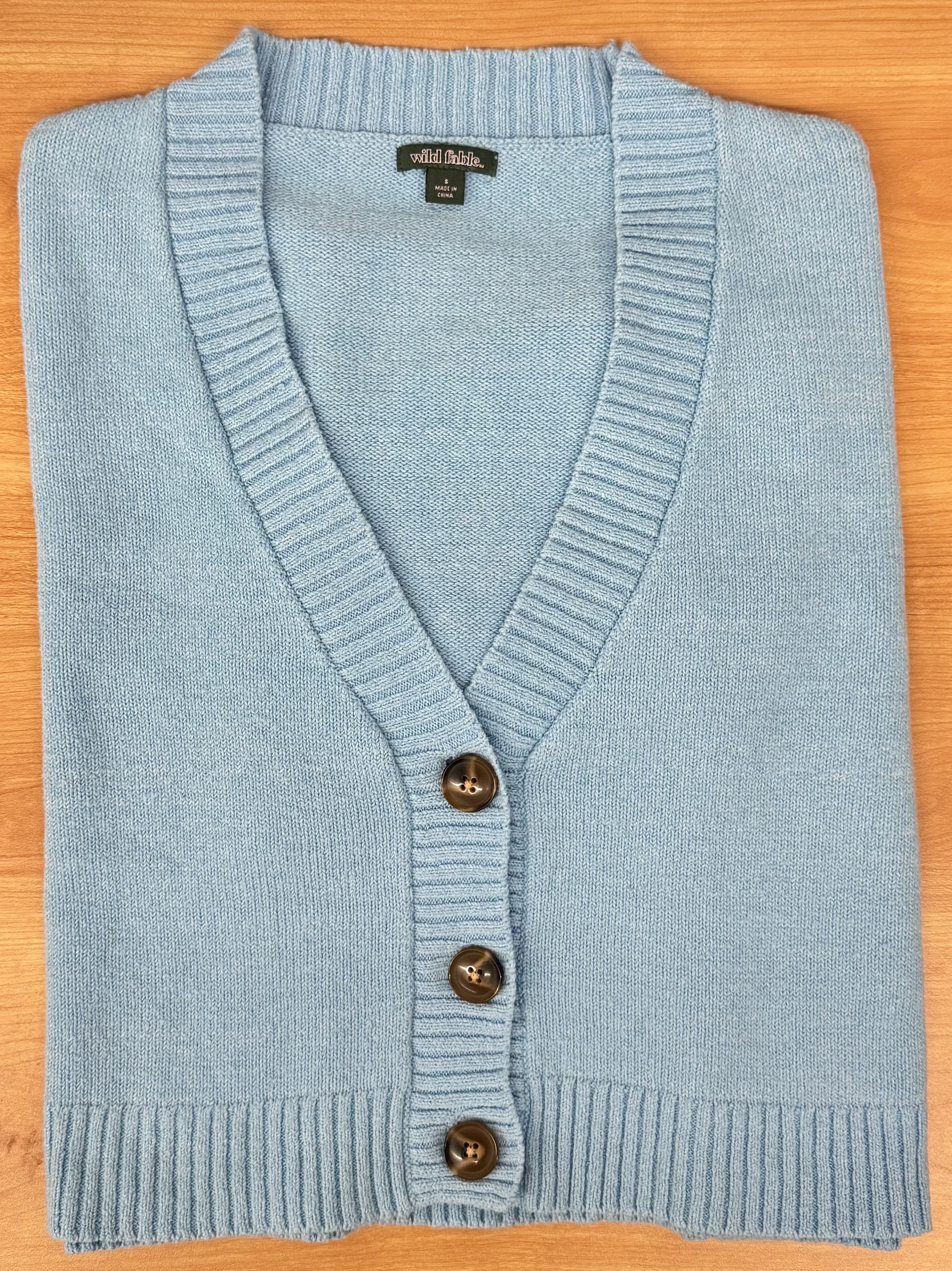 Blue Cardigan